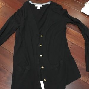 Banana republic black cardigan