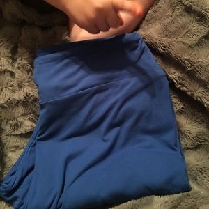 LLR, TC, Blue Leggings EUC