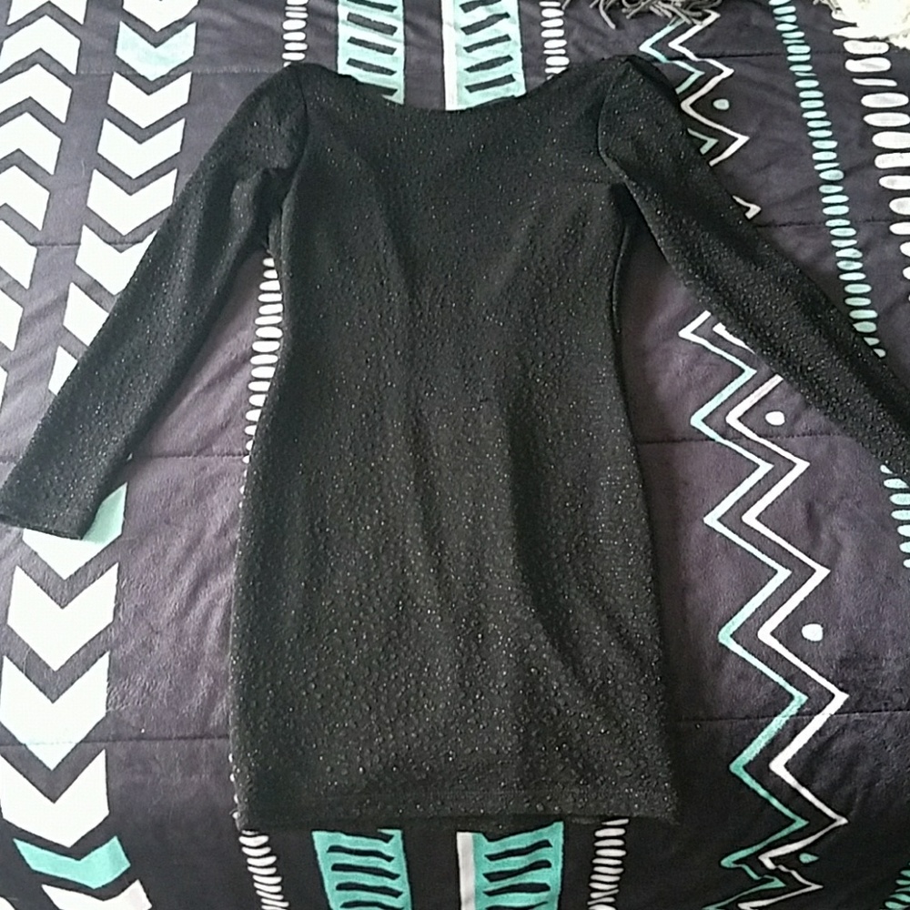 Black sparkle dress