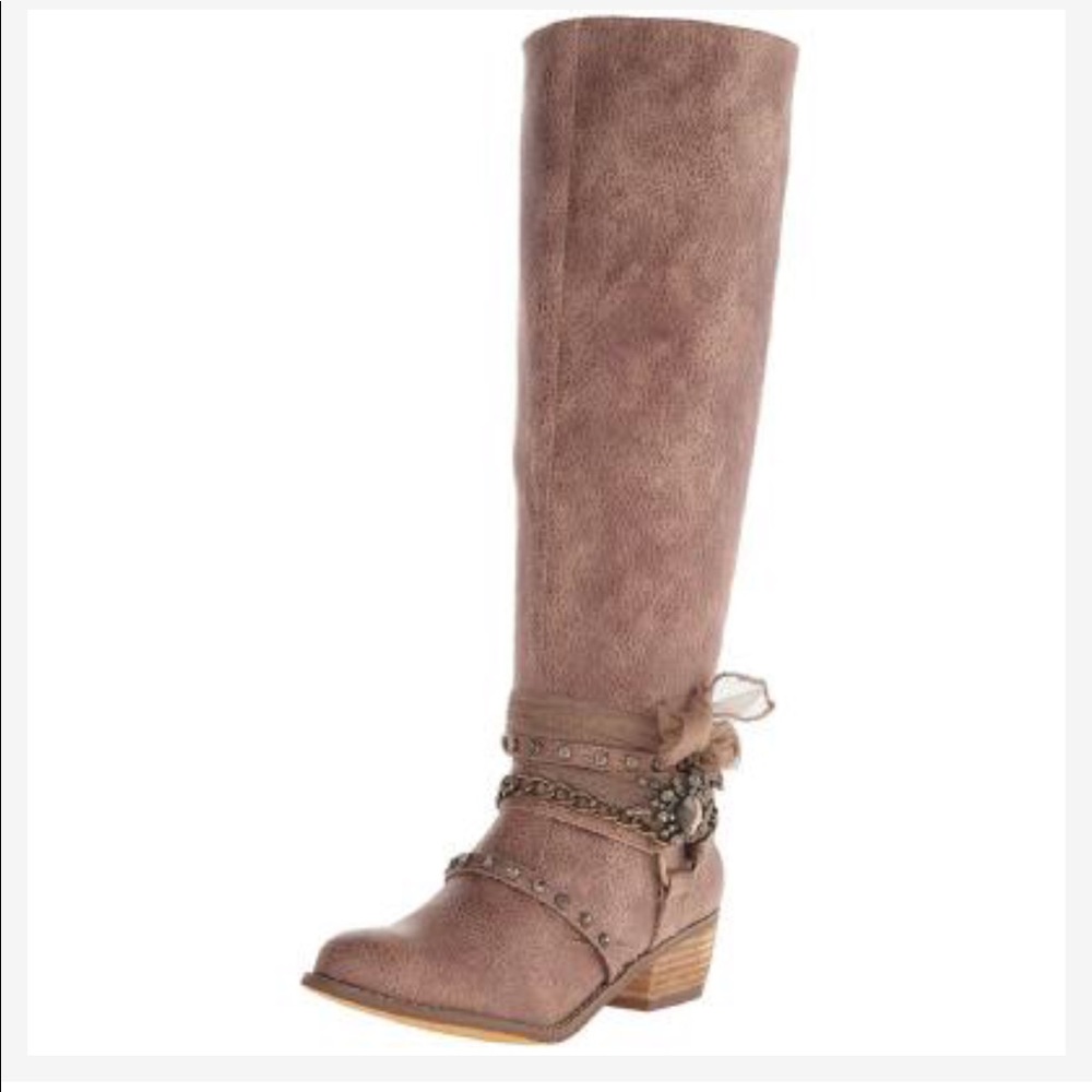 Not Rated tan riding boots