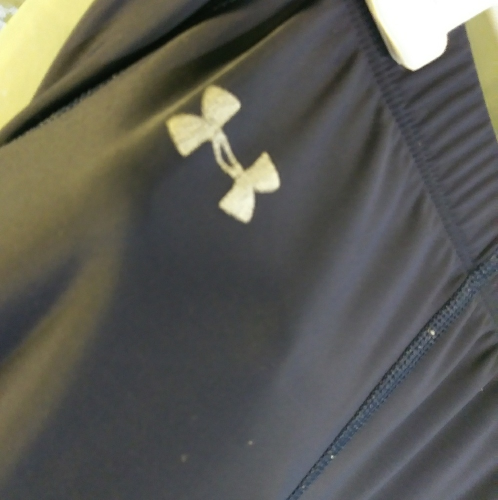 UNDER ARMOUR navy HeatGear leggings