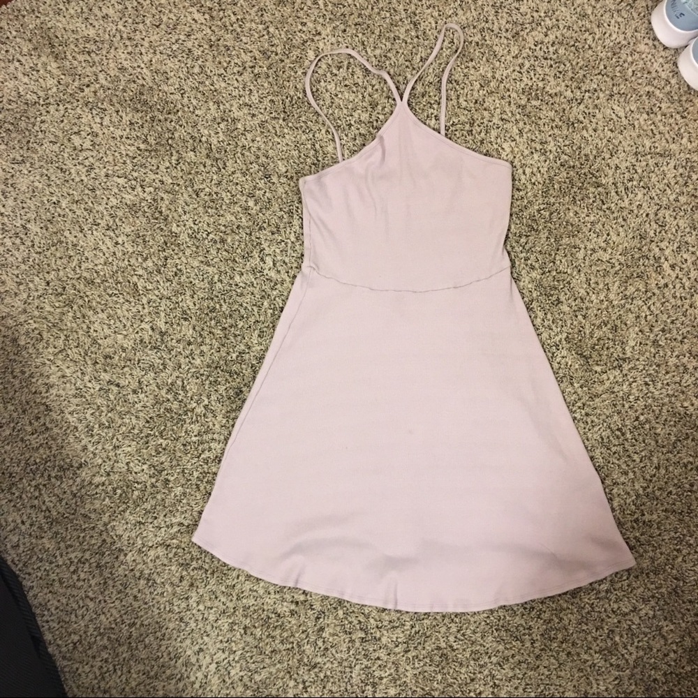 Ribbed skitter dress