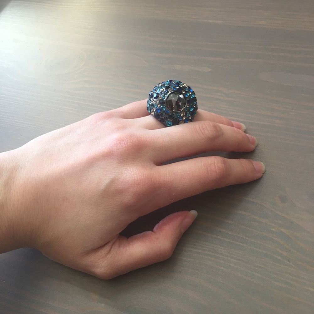 Henri Bendel Crystal Statement Ring