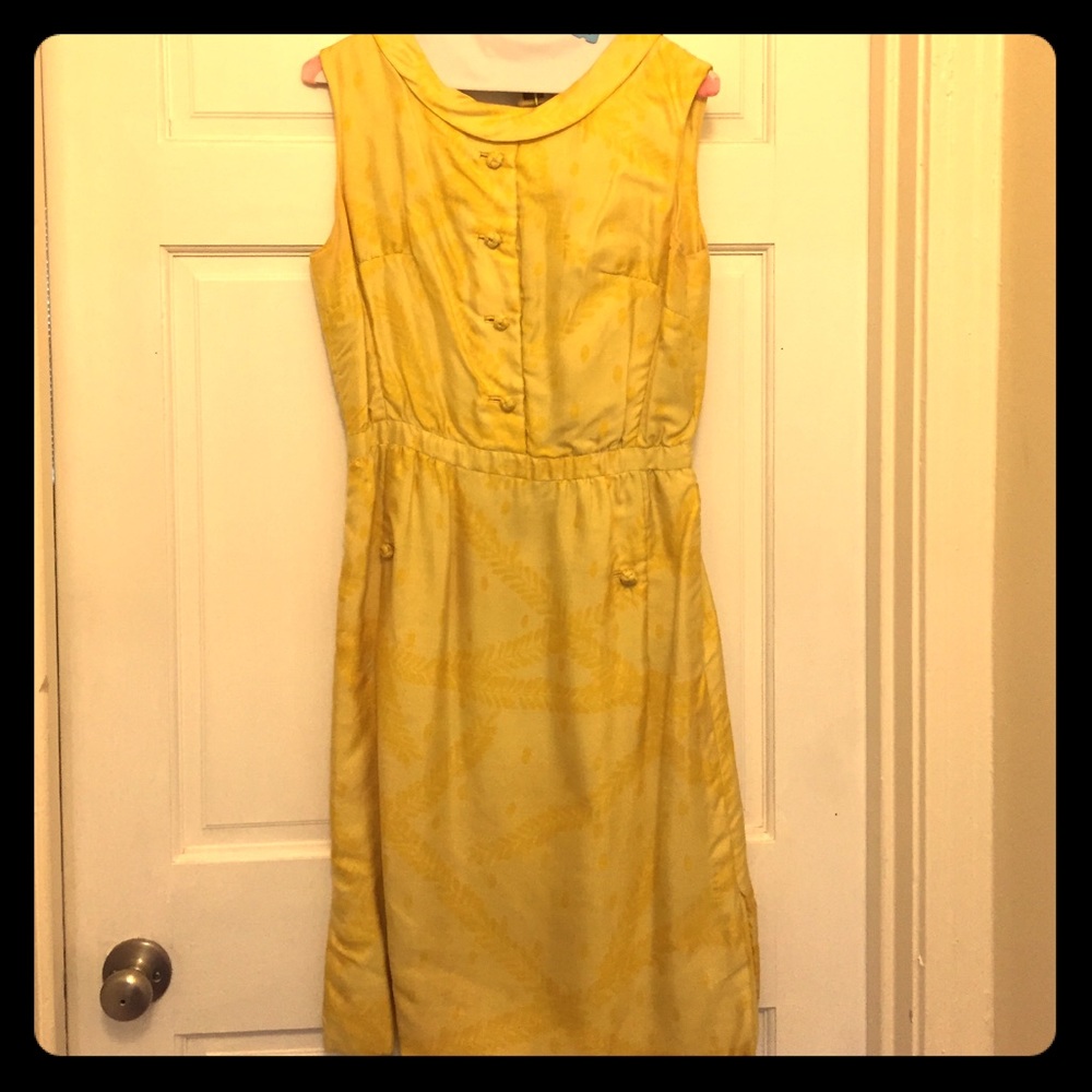 Vintage yellow dress