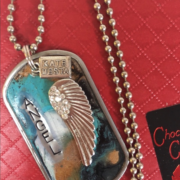 Angel necklace Silver hand crafted NWOT - Picture 2 of 6