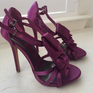 Glint Purple Magenta Heels