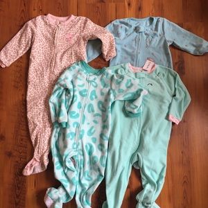 4 pairs of pajamas