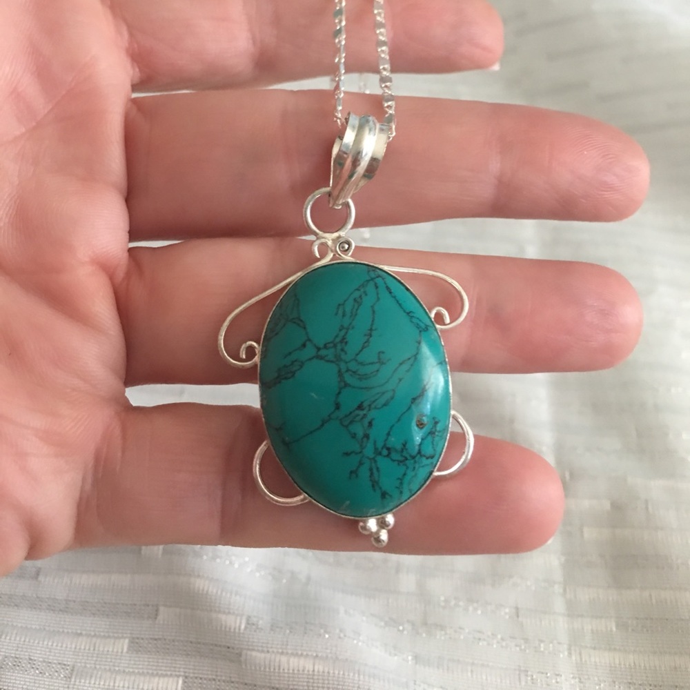 Beautiful turquoise pendant
