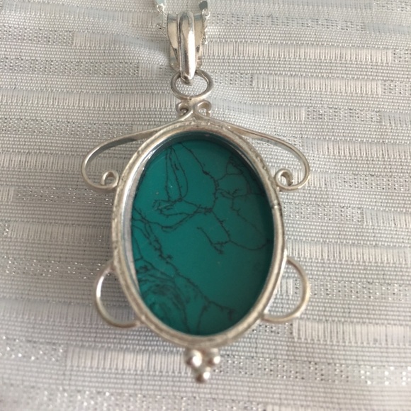 Beautiful turquoise pendant - Picture 2 of 4