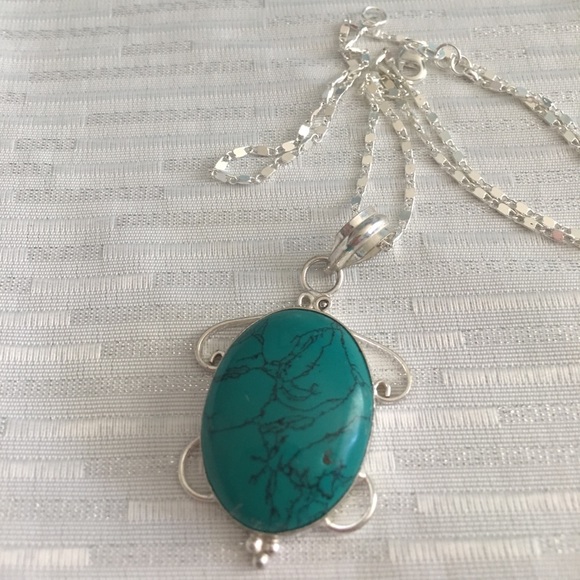 Beautiful turquoise pendant - Picture 3 of 4