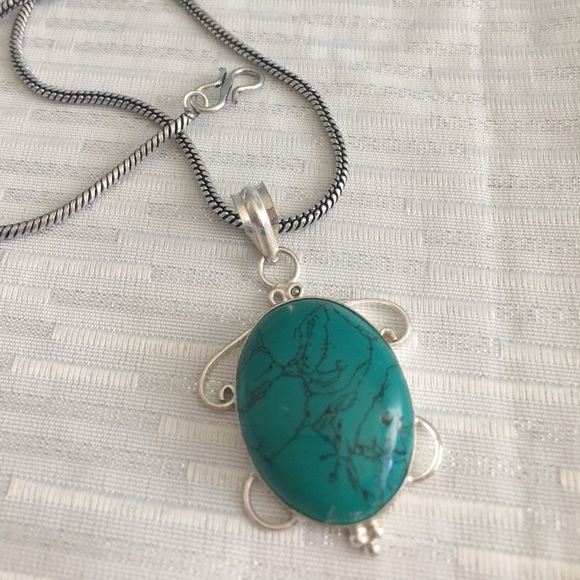 Beautiful turquoise pendant - Picture 4 of 4