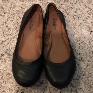 Black Lucky flats