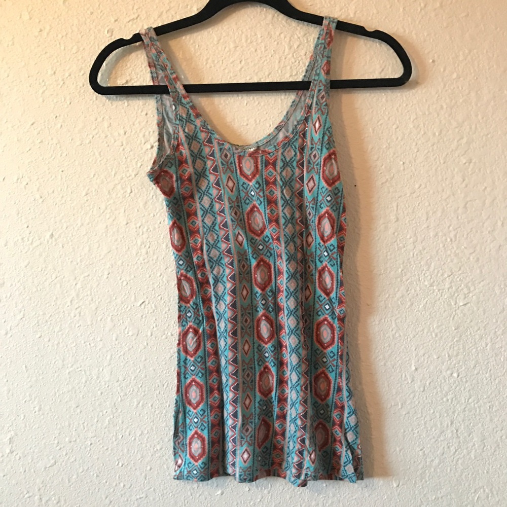 Tribal Print Tillys Tank Top