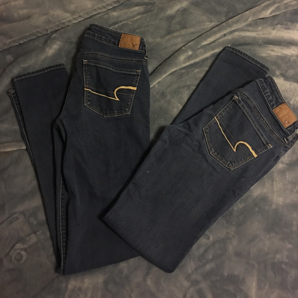Bundle American Eagle skinny Jeans size 2 XLONG