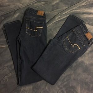 Bundle American Eagle skinny Jeans size 2 XLONG
