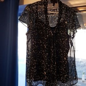 Dana Buchman s/s blouse w/ cami XL