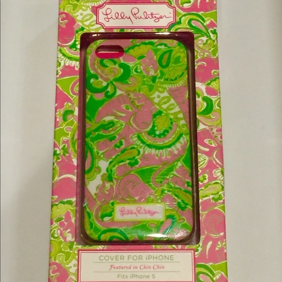 NWT Lilly Pulitzer Case for iPhone 5/5S Chin Chin - Picture 2 of 3
