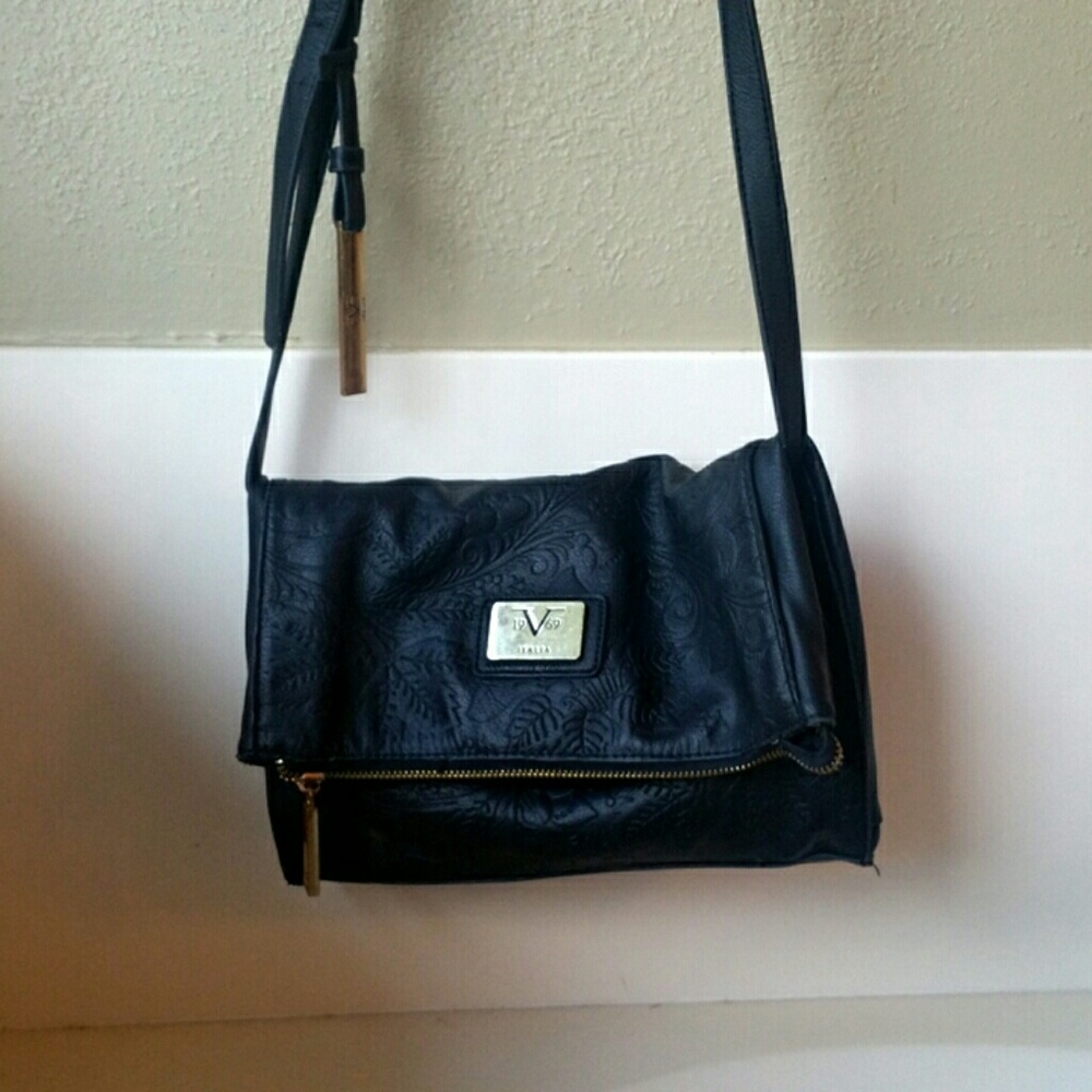 Versace 1969 Embossed Crossbody Purse