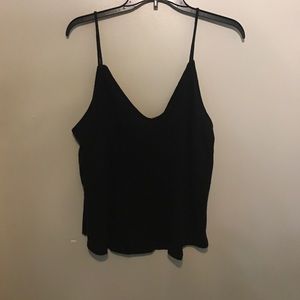 Black tank top