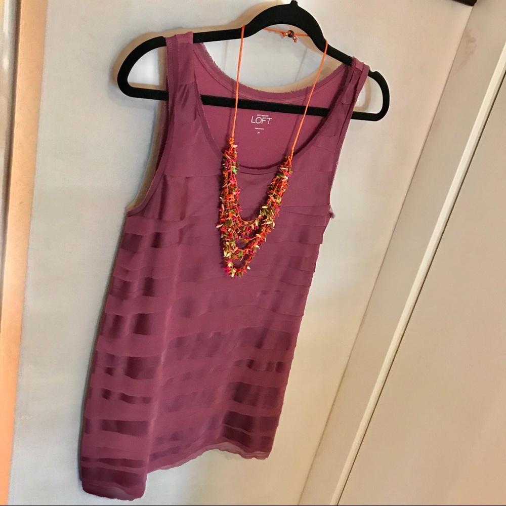 ⭐️SOLD⭐️ Ann Taylor Distressed Tunic