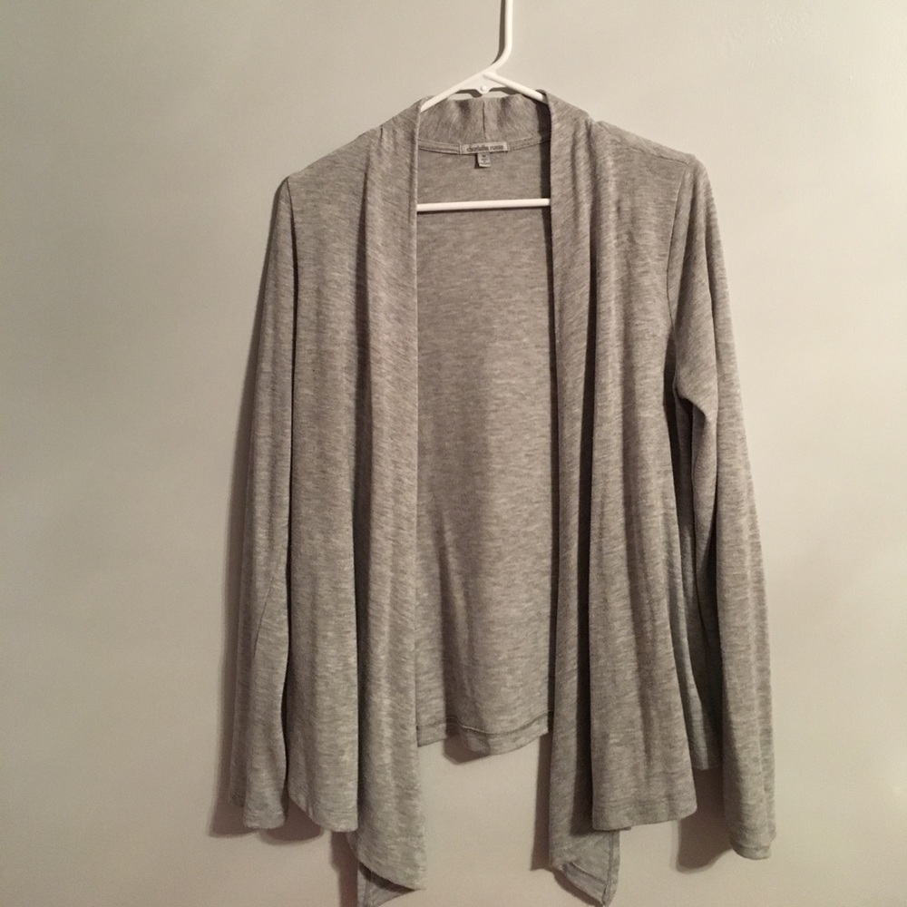 Gray Open Sweater