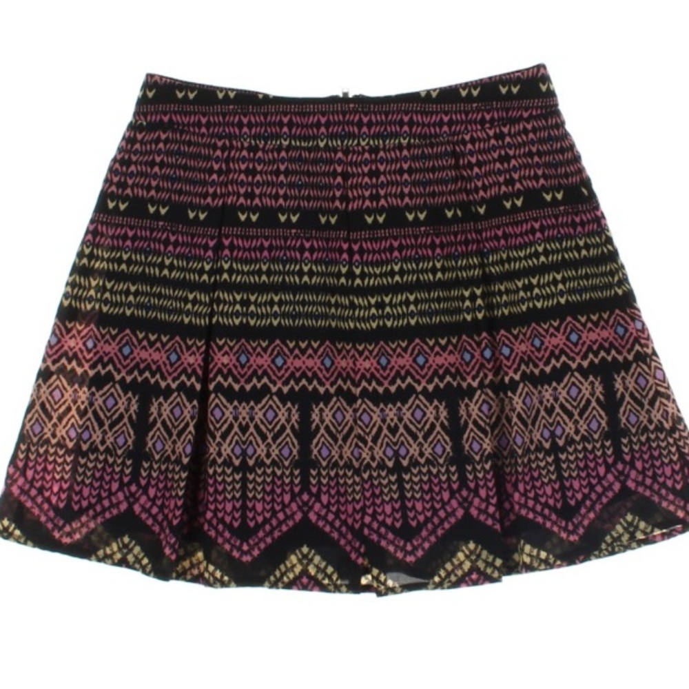 FUN & FLIRT Mini Patterned Skater Skirt