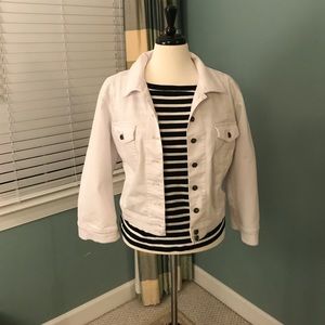 CHICO’S WHITE DENIM JACKET