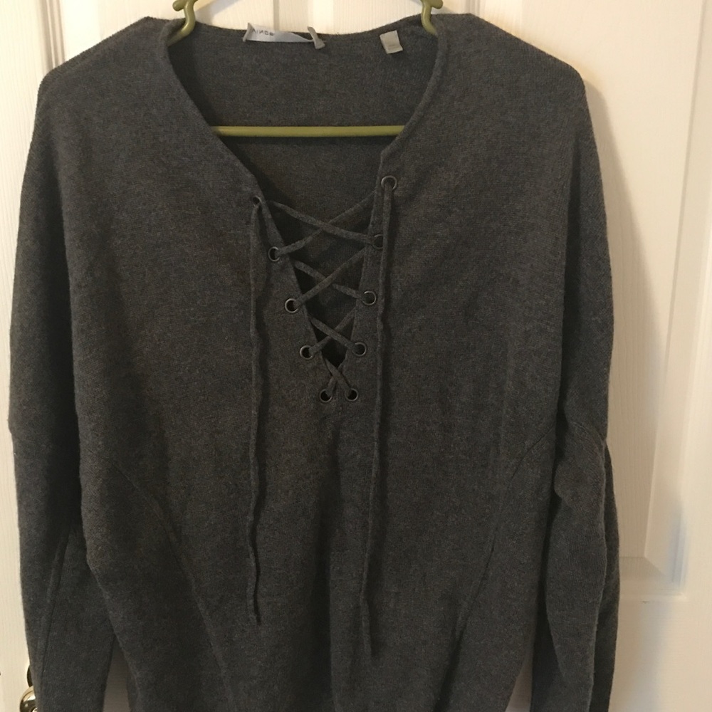 A black Vince sweater