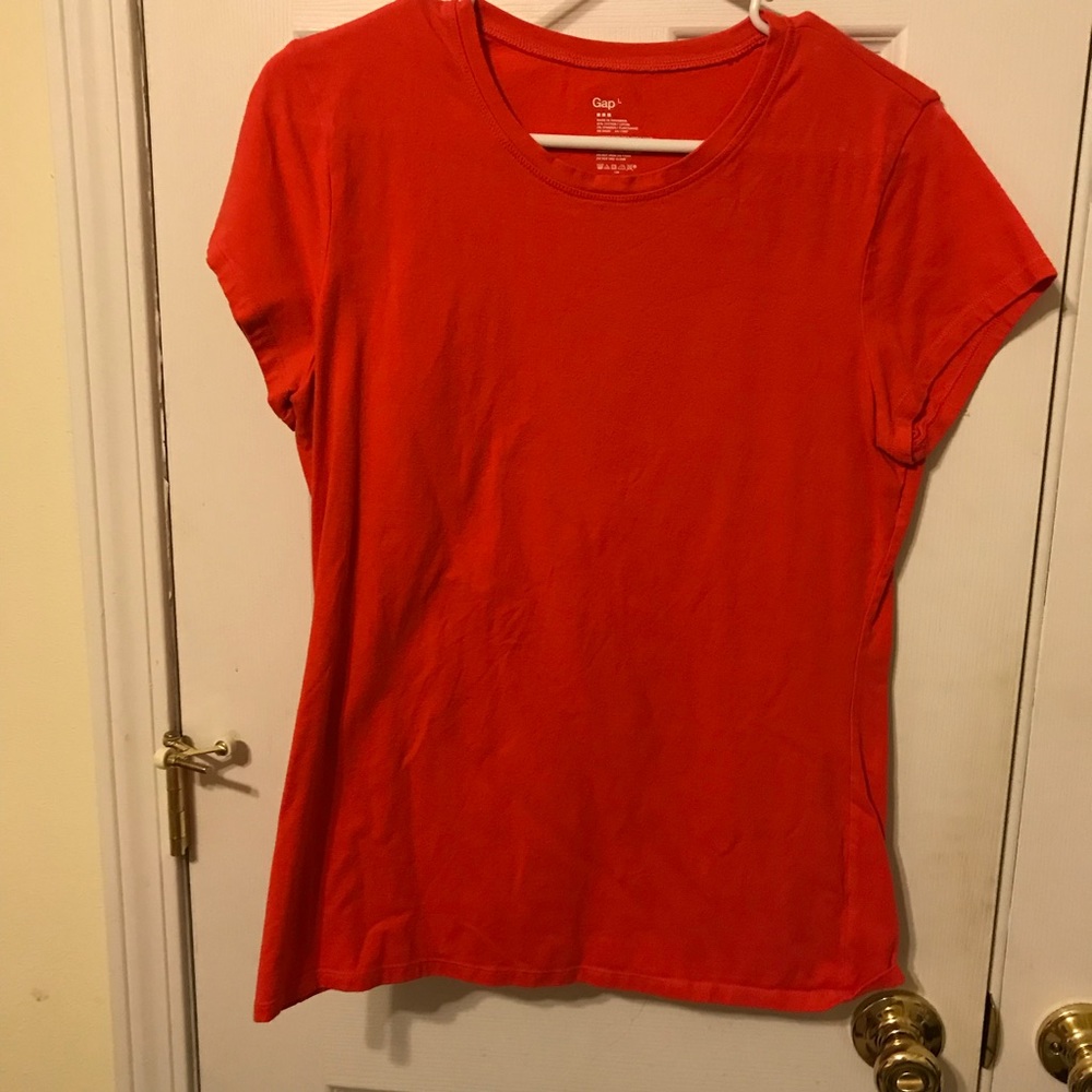 GAP L Stretchy Tee orangish/redish