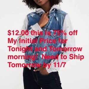 American Eagle Outfitters Denim Jean Jacket