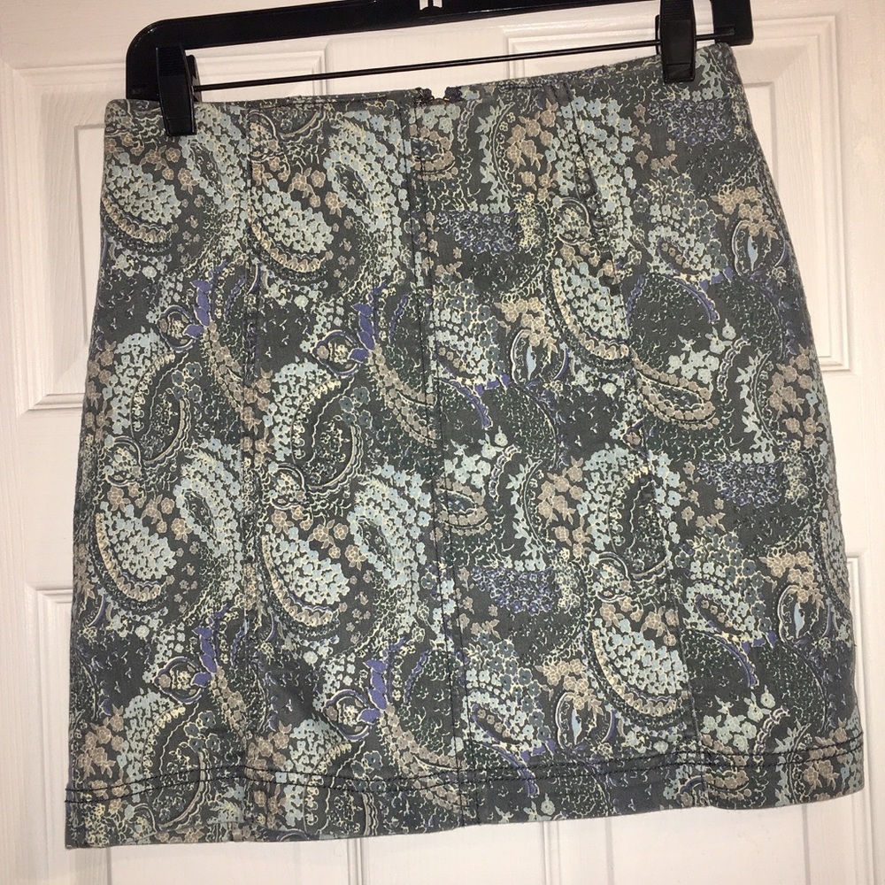 NWOT Free People Stretch Denim Skirt