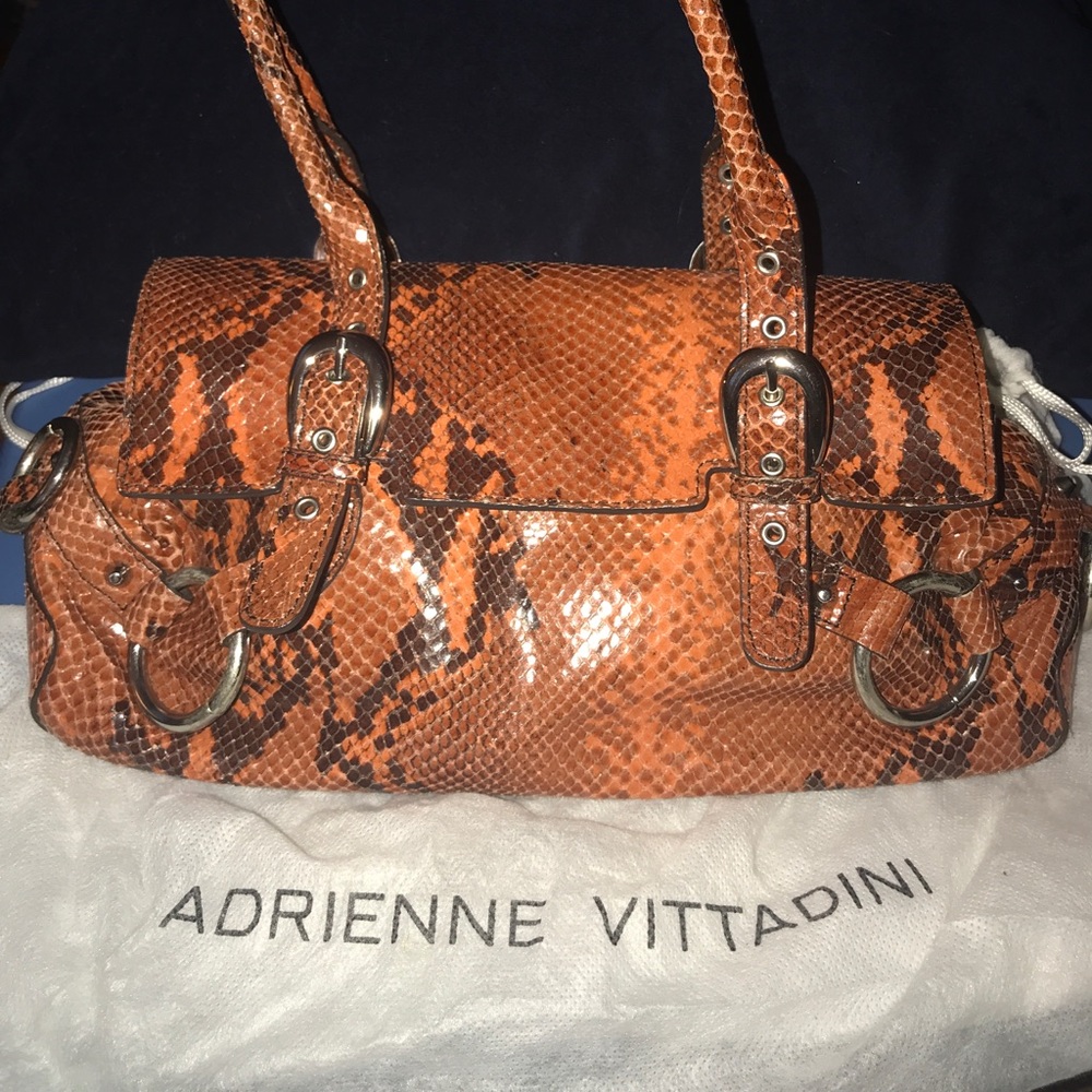 Adrienne Vittadini croc look purse
