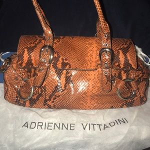 Adrienne Vittadini croc look purse