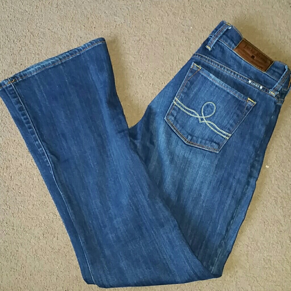 Lucky Brand size 4/27 ankle Sofia boot jeans