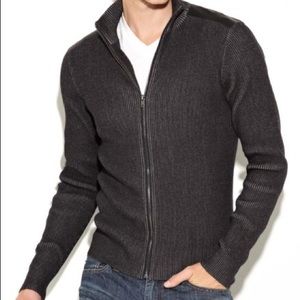 Men’s Black Zipper Sweater