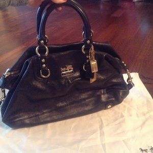 Coach Large Black Sabrina Satchel