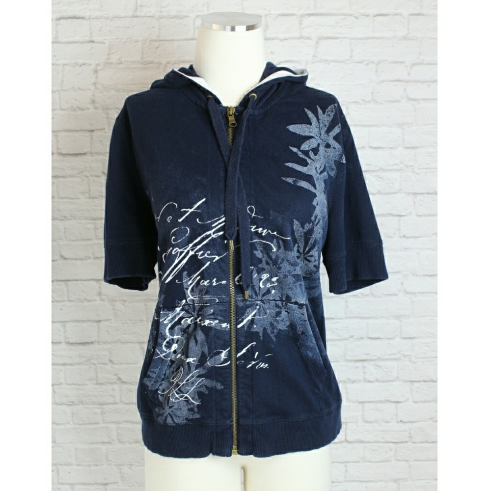 Ralph Lauren Blue Graphic Half Sleeve Jacket