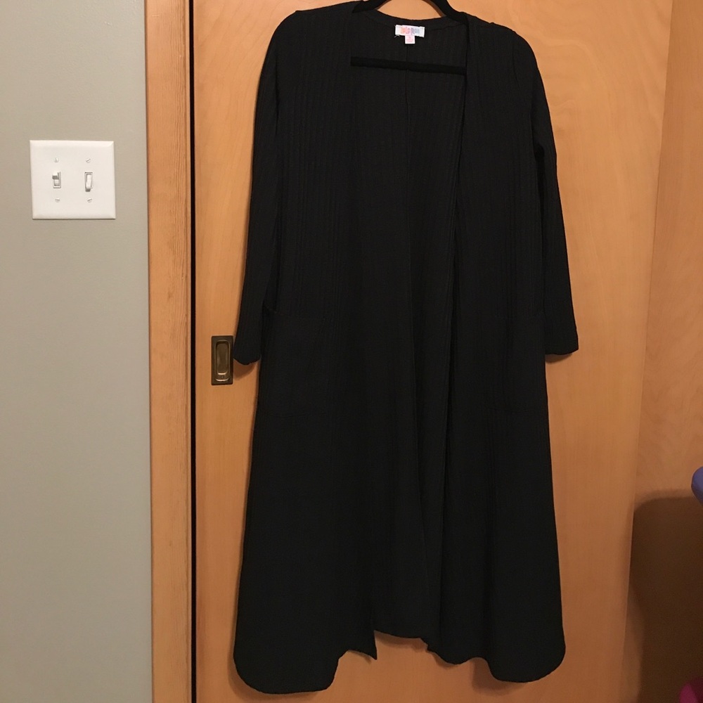 LuLaRoe Black Sarah Cardigan