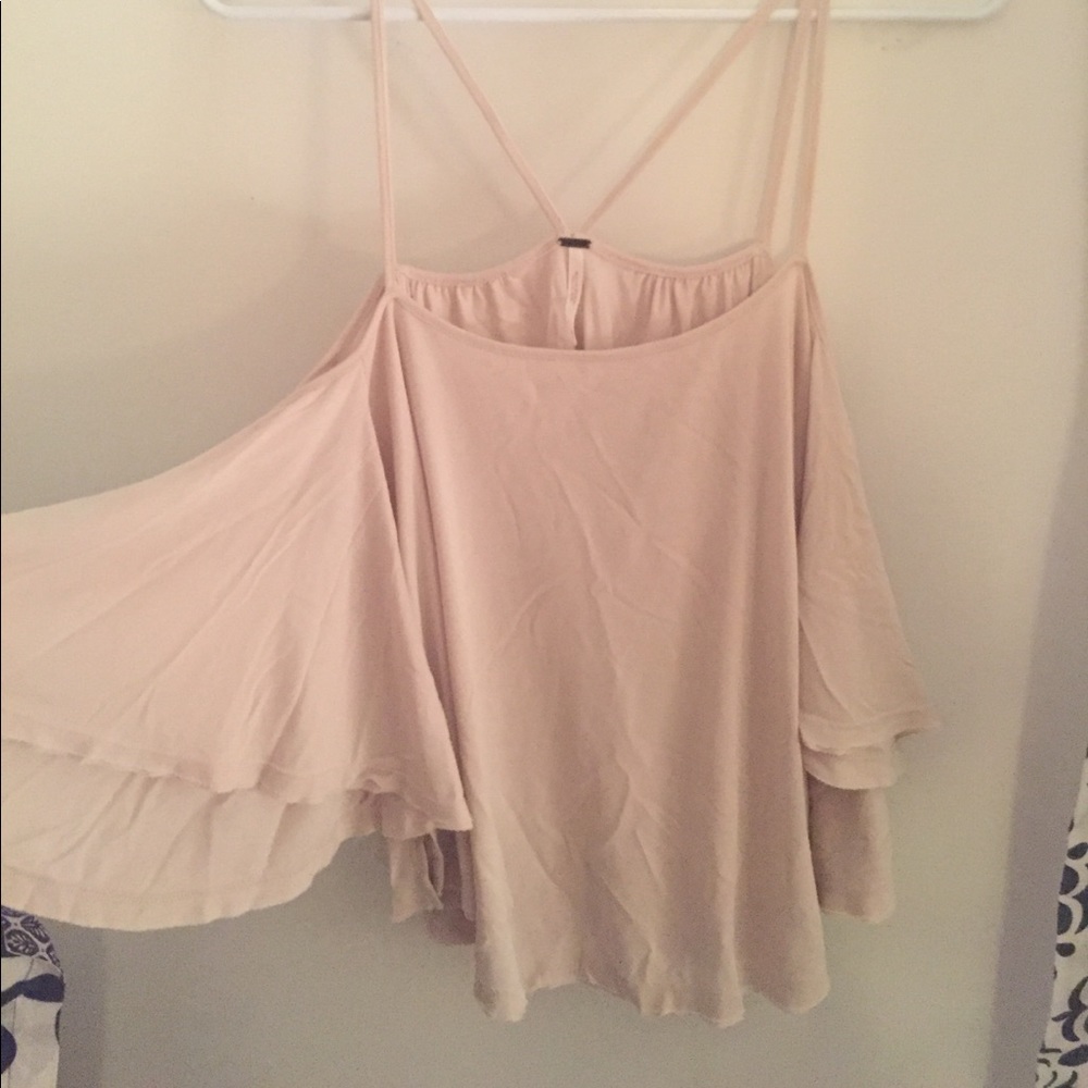 FP off the shoulder blush top