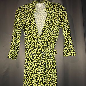 DVF wrap shorts jumpsuit / romper