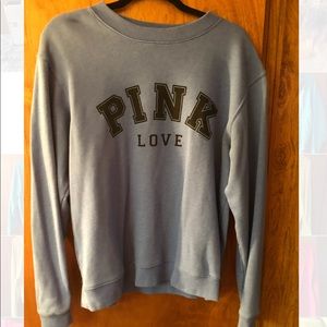 Victoria secret pink crew neck sweater
