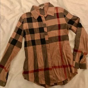 Burberry Brit Classic Button Up