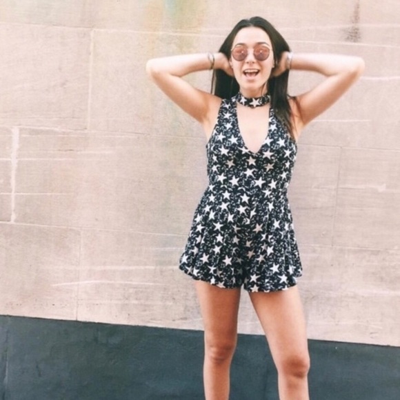 LF Black & White Stars Romper - Picture 4 of 4