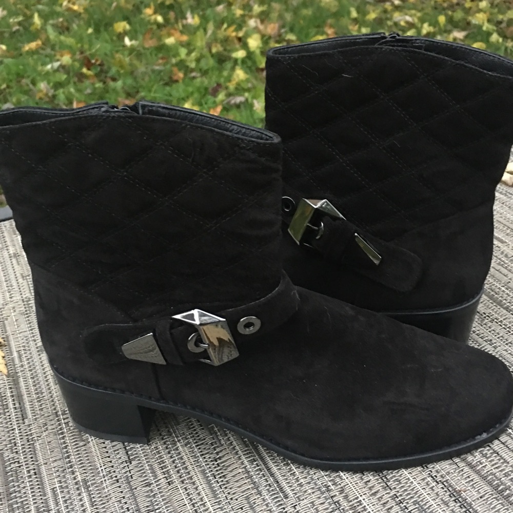Stuart Weitzman Quilton suede leather quilted - Picture 2 of 7