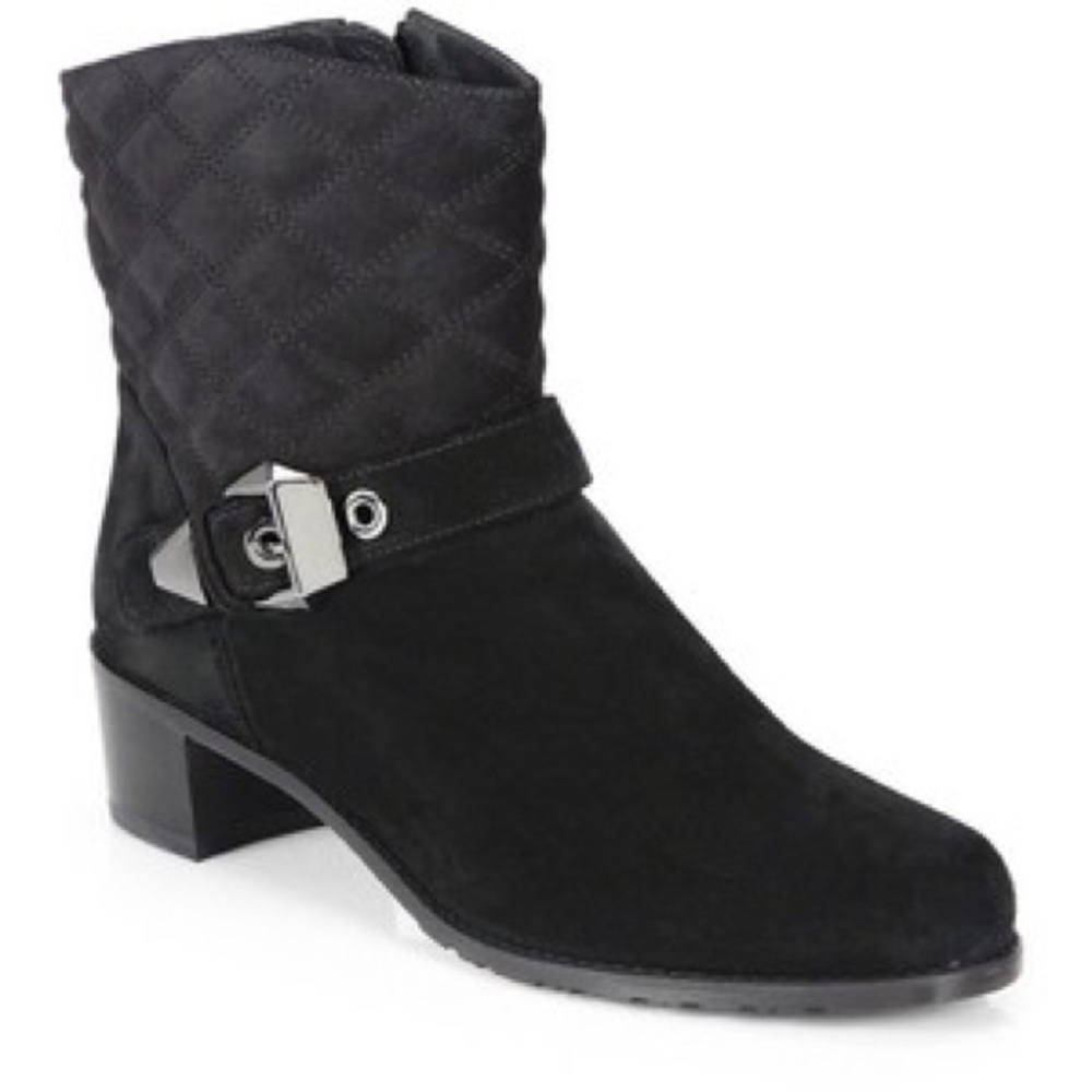 Stuart Weitzman Quilton suede leather quilted - Picture 1 of 7