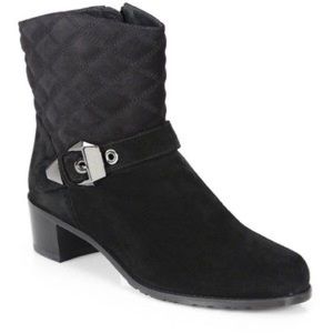Stuart Weitzman Quilton suede leather quilted