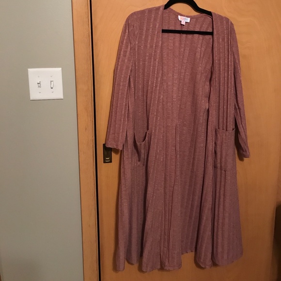 LuLaRoe Sweaters - LuLaRoe Dusty Pink Sarah Cardigan