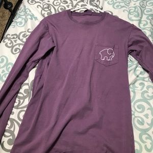 Purple Long Sleeve Ivory Ella