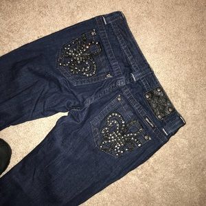 Miss Me Straight Jeans Size 28.