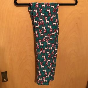 LuLaRoe OS Christmas Leggings